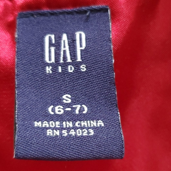Gap kids red with white dots corduroy jumper - Picture 5 of 8